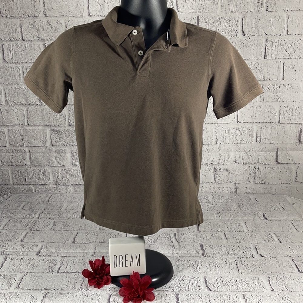 Boys Basic Editions Brown Polo Shirt (L) BS05